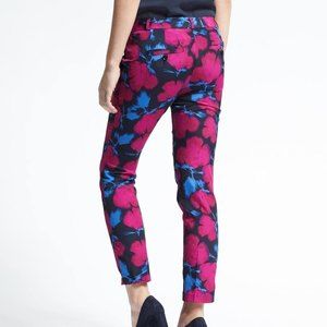 Banana Republic Avery Straight Floral Ankle Pant